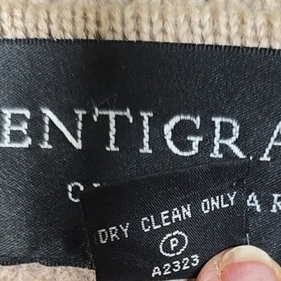 Centigrade Outerwear 100% Wool Coat Jacket Mid Length Tan Pockets Women's 1X - Picture 4 of 12